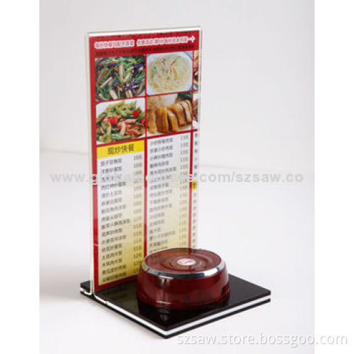 Table wireless calling button with battery